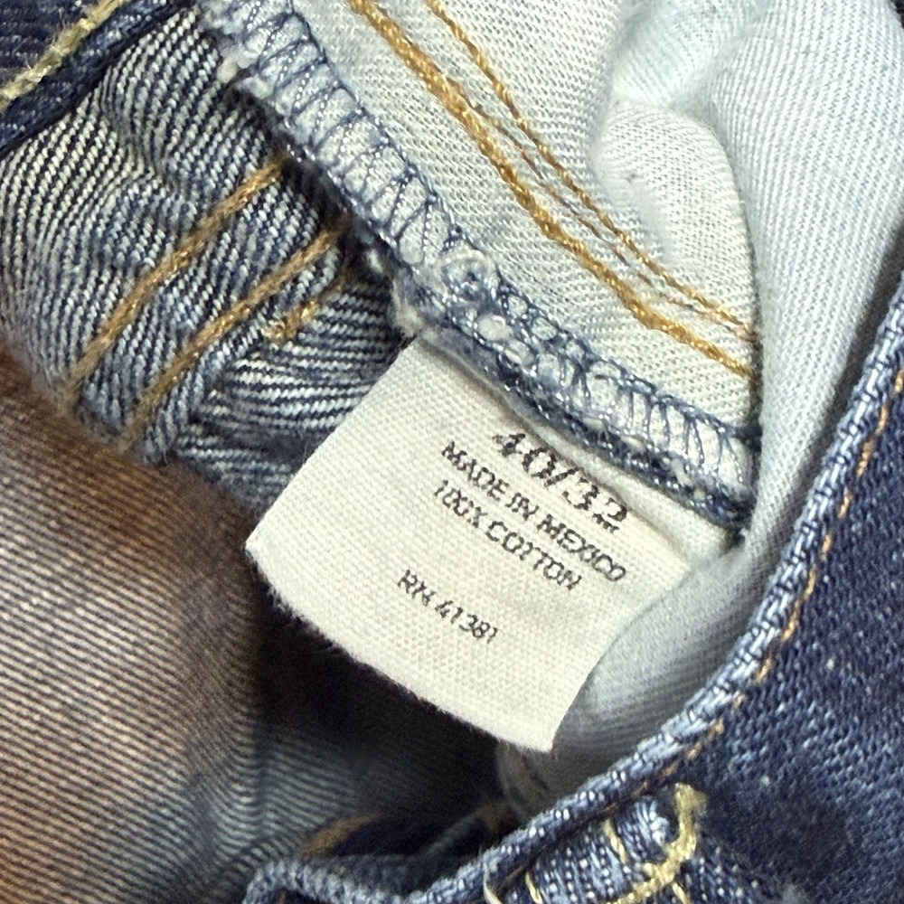 Polo Ralph Lauren Classic Fit Jeans Mens 40x32 Measures 42x33 Dark Wash Blue RL - Picture 7 of 11